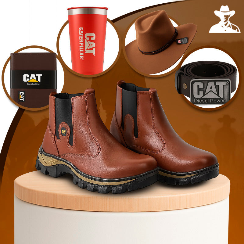 bota adventure couro